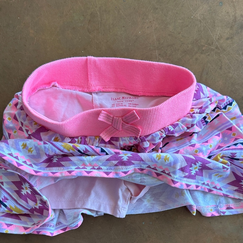 Isaac Mizrahi Pink and Purple Patterned Diaper Cover